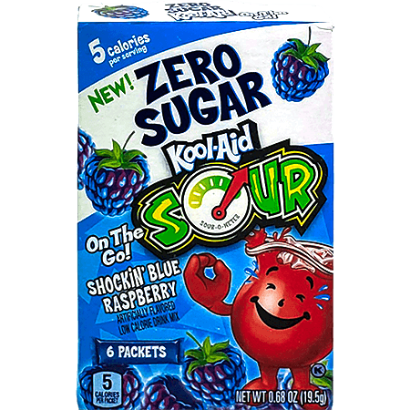 Sugar Free Drink Mix - Sour Shockin' Blue Raspberry